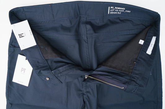 PT TORINO Jazz Blue Jeans Lightweight Stretch Cotton Slim Fit Five Pocket