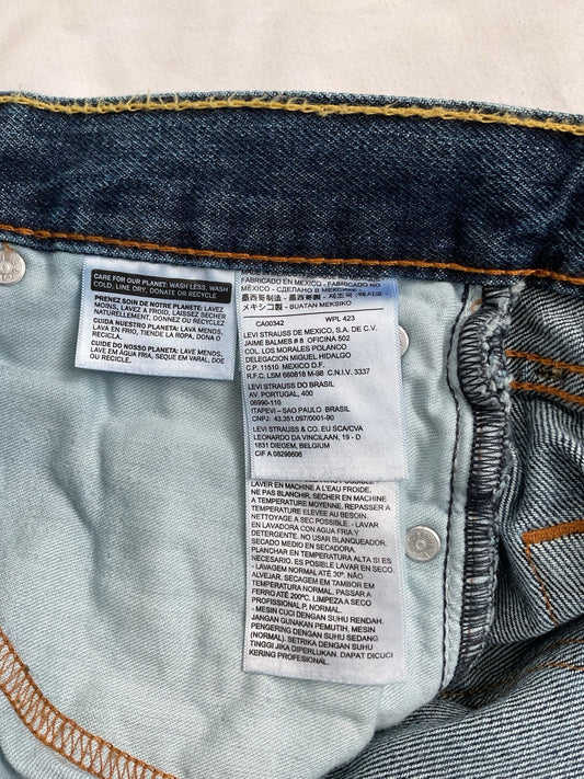 Levi's 505 Men's Original Straight Fit Jeans - Dark Wash