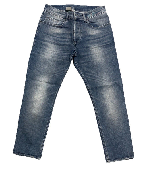 DIOR Homme Men’s Slim Fit Jeans Blue Denim Button Fly