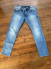 Diesel Thommer Jeans Mens Slim Skinny Stretch Denim Distressed Zip Fly