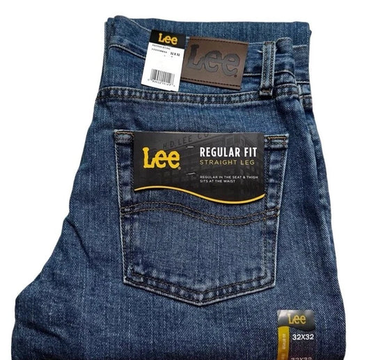 Lee Blue Jeans Men's Regular Fit Straight Leg