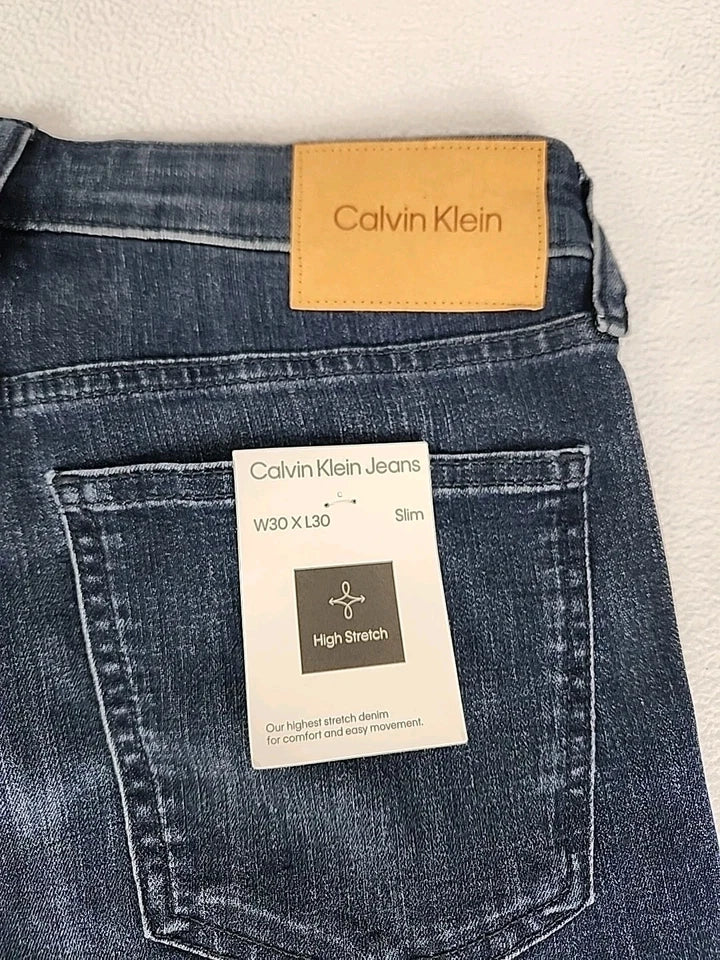 Calvin Klein Secaucus HS Slim Straight Leg Denim Jeans