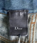 Dior Homme Distressed Blue Jeans Denim