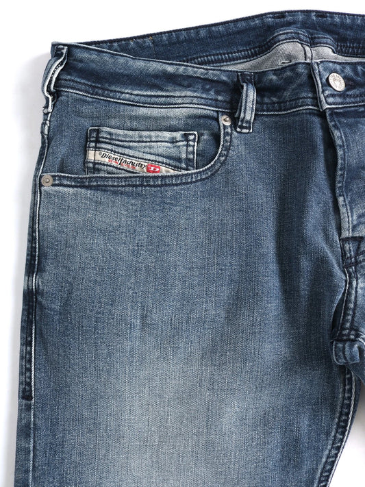 Diesel - Mens Slim Bootcut Fit Stretch Jeans