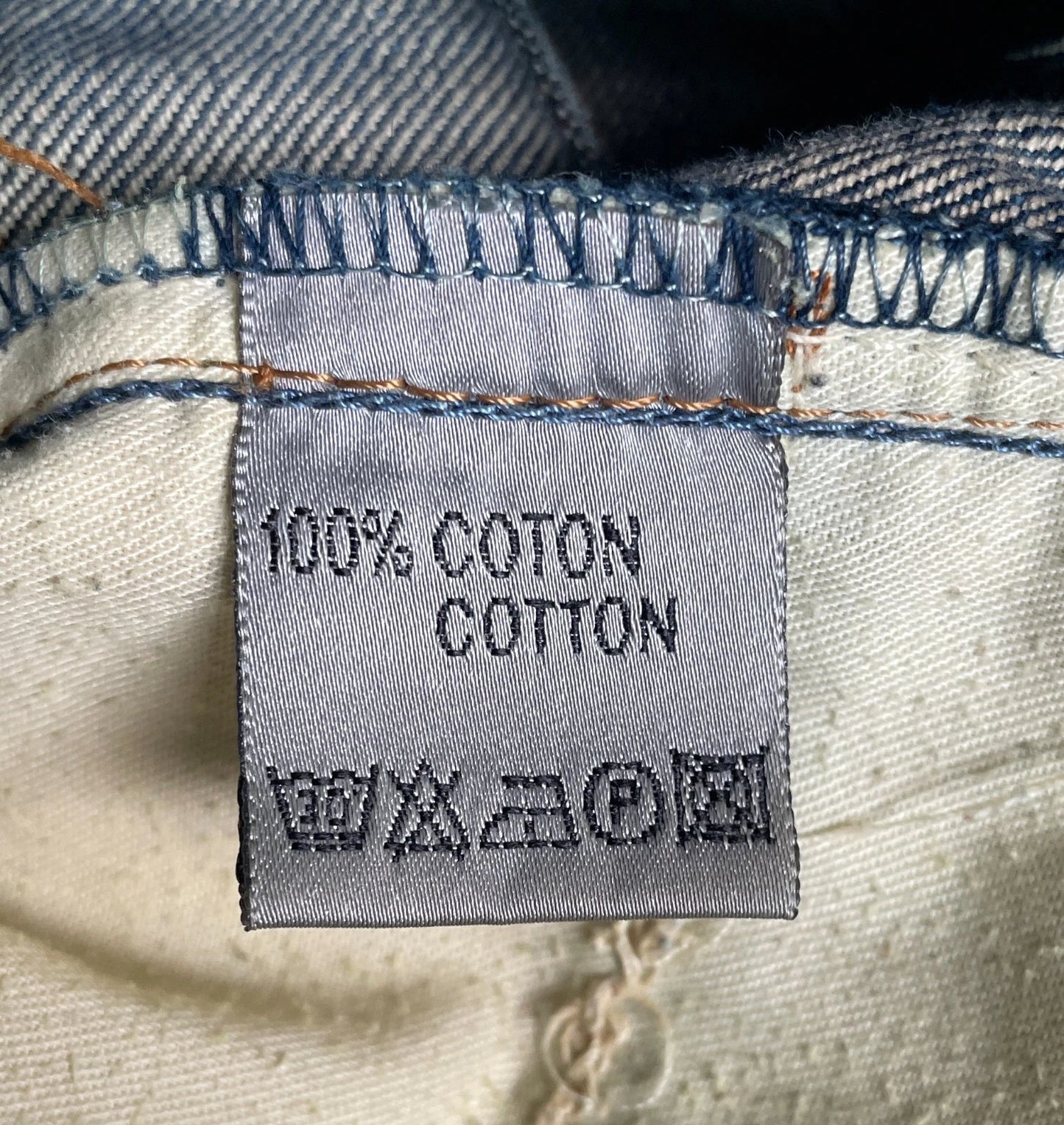 Dior Homme Distressed Blue Jeans Denim