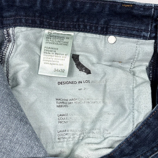 Adriano Goldschmied Everett Jeans Men's Japanese Denim Slim Straight EUC