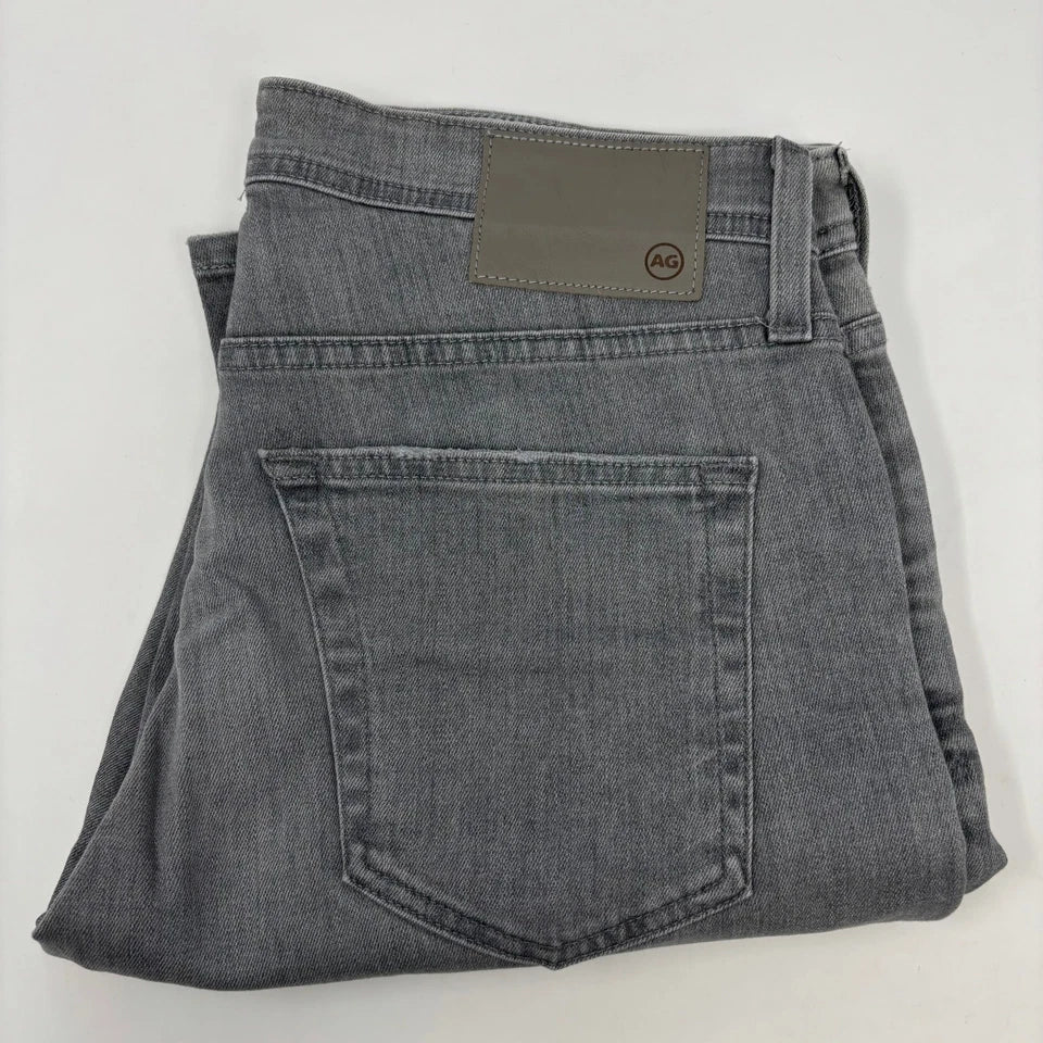 AG Adriano Goldschmied "Tellis" Modern Slim Gray 5 Pocket Jeans