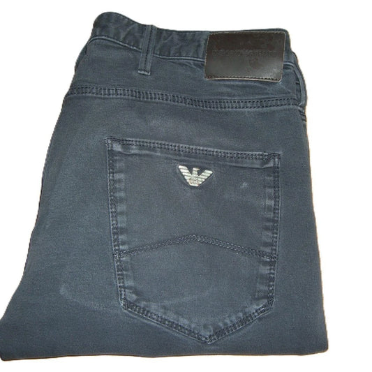 Emporio Armani Jeans J06 Slim Fit Stretch Denim Dark Blue Mens