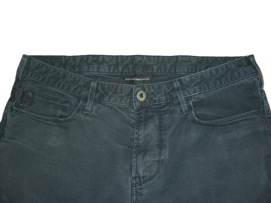 Emporio Armani Jeans J06 Slim Fit Stretch Denim Dark Blue Mens