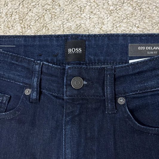 Hugo Boss Delaware Jeans Royal Blue Denim Stretch