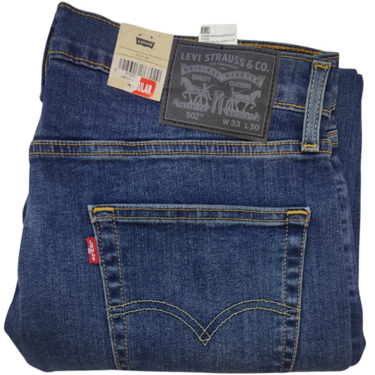 Levis 502 Regular Taper Fi Men Stretch Denim Jeans