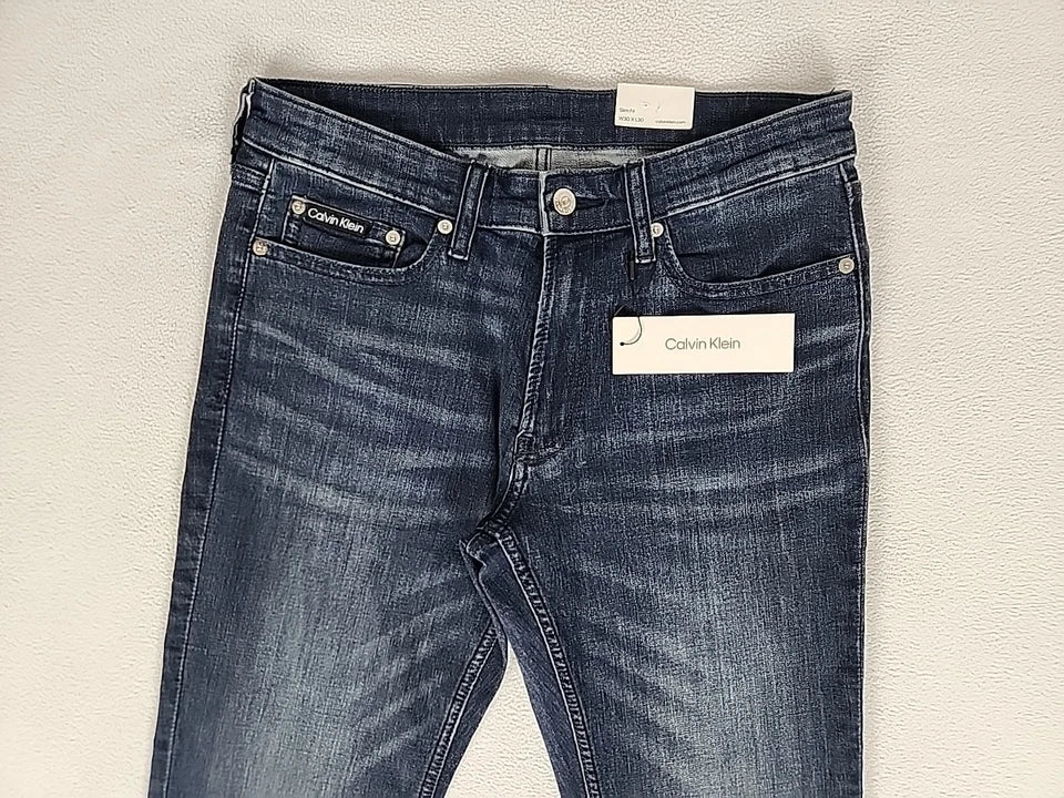 Calvin Klein Secaucus HS Slim Straight Leg Denim Jeans