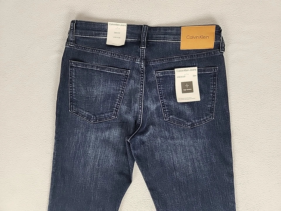 Calvin Klein Secaucus HS Slim Straight Leg Denim Jeans